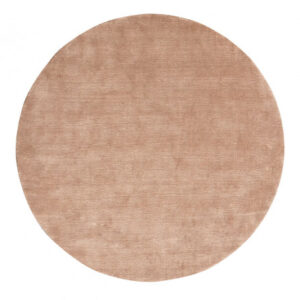 Bayliss moscow round floor rug blush