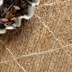 Bayliss Prairie jute floor rug Javel